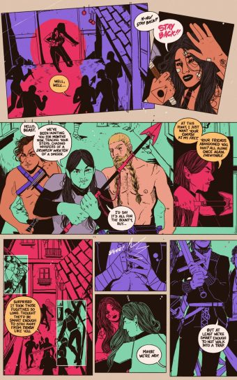 Blade Maidens Closed Fist Page 17