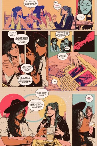 Mel realizes that Ser and Rowan are chasing a bad bounty and reassures them.